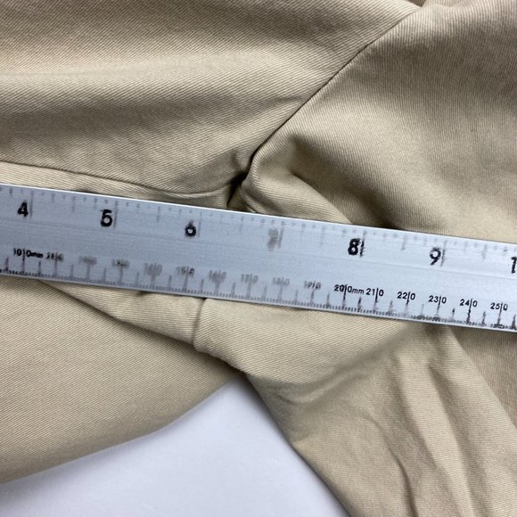 NEW Izod Saltwater Stretch Shorts Mens 42 Stretch 7" Flat Front Tan Chino - Picture 11 of 11